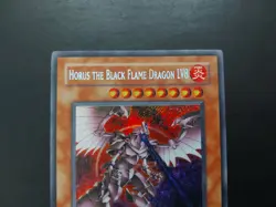 Yugioh - Horus the Black Flame Dragon LV8 EEN-ENSE1 Secret Rare Promo - Image 2