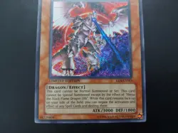 Yugioh - Horus the Black Flame Dragon LV8 EEN-ENSE1 Secret Rare Promo - Image 3