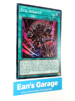 YuGiOh Evil Assault 1st Edition SUDA-EN052 Super Rare - MN - Image 2