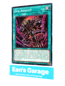 YuGiOh Evil Assault 1st Edition SUDA-EN052 Super Rare - MN - Image 3
