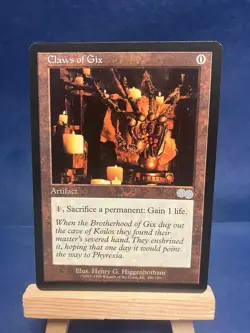 Claws of Gix - Urza's Saga MTG card #290 LP-MP - Image 2