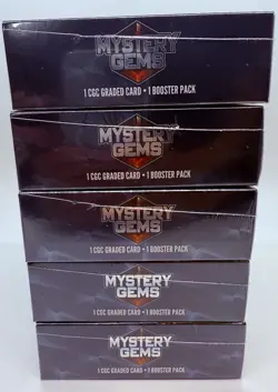 (Lot of 5) - 2025 Pokemon TCG Mystery Gems (1 Graded Card, 1 Booster Pack) NEW - Image 5