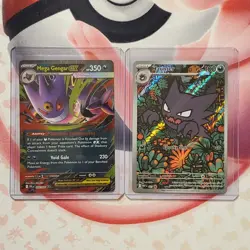 Haunter 027 Promo + Mega Gengar ex 056/094 - Box Fresh - Pokemon Card Lot #906 - Image 1