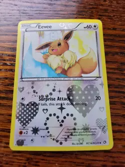 MP! - Eevee RC14/RC25 Radiant Collection Pokemon TCG Card Full Holo - Image 1
