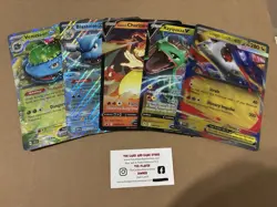 5 Jumbo Pokemon Pokemon EX V Promo Card TCG Venusaur Latias Charizard Blastiose - Image 1