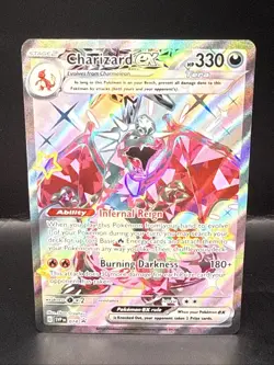 Pokemon Card TCG - Charizard ex SVP 074 Black Star Promo Scarlet & Violet E - Image 2