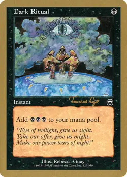 Dark Ritual - Tom van de Logt 2001 World Championship - MTG - Image 1