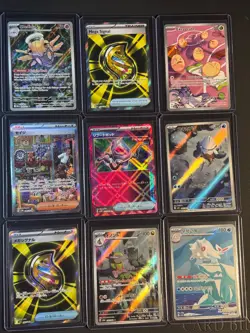 Lot of 11 Full Art Pokemon Cards - Pack Fresh - Modern & Japanese Mix - Near Min - Image 1