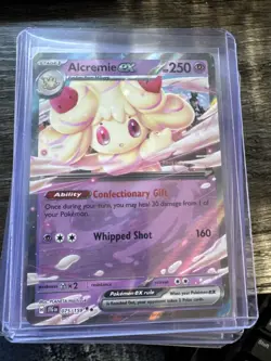Alcremie EX Double Rare Pokemon TCG Card 075/159 Journey Together Mint Condition - Image 1