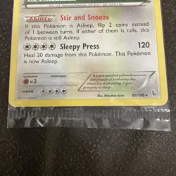 Pokemon TCG Snorlax Build a Bear Promo Card NEW - Image 2