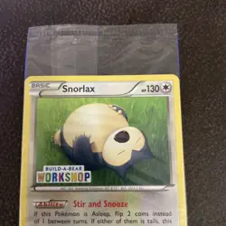 Pokemon TCG Snorlax Build a Bear Promo Card NEW - Image 3