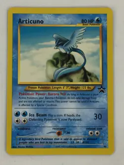 2002 Pokemon League Black Star Promo Card 48 Articuno NM Unplayed - Image 3