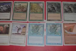 MTG 10x 7th 5th edition misc white border sets magic card lot MP - Image 1