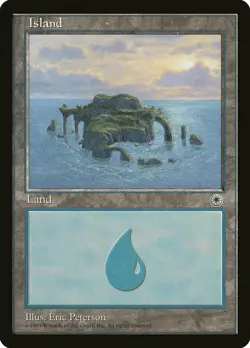 Island (D) - Portal - Magic the Gathering MTG - Image 1