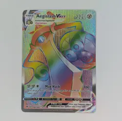 Aegislash Vmax 190/185 Secret Rare Vivid Voltage Pokemon TCG Card NM - Image 1
