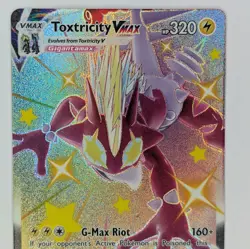 Toxtricity VMAX SV113/SV122 Shining Fates: Shiny Vault Pokemon Card NM - Image 2