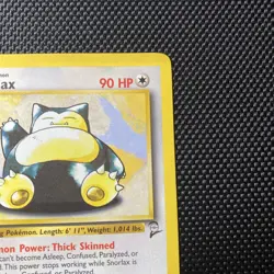 Snorlax 30/130 Base Set 2 Non-Holo Rare Pokemon Card NM - Image 3