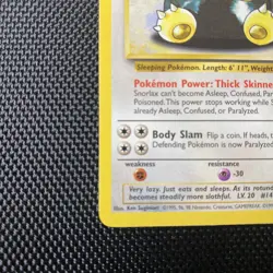 Snorlax 30/130 Base Set 2 Non-Holo Rare Pokemon Card NM - Image 5