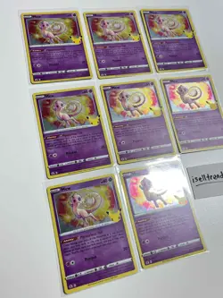 Pokemon Celebrations Mew 011/025 Rare Card Lot Of 8 - Image 2