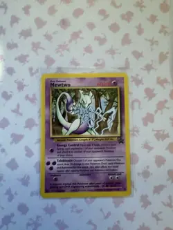 [NEAR MINT] Mewtwo 12/53 Black Star Promo WOTC Pokemon Card TCG VINTAGE - Image 1