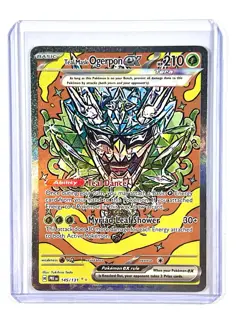 Teal Mask Ogerpon ex 145/131 Special Illustration Rare SIR Holo Pokemon TCG Card - Image 3