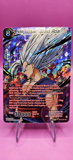 Dragon Ball Super Card Game Son Gohan, Beast Roar Critical Blow BT22-009 - Image 1