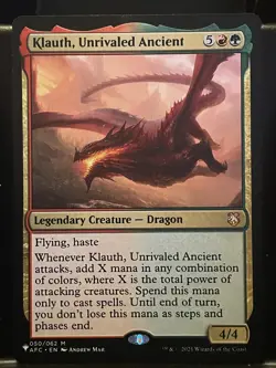 Klauth Unrivaled Ancient NM/M MTG Mystery Booster 2 The List Magic Card - Image 1