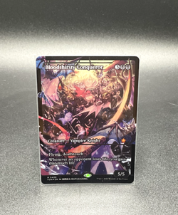 MTG Bloodthirsty Conqueror SHOWCASE foil - Foundations Mythic - LP/NM - Image 1