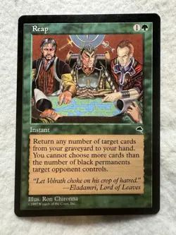 MTG - Reap - Tempest - NM - Never Played - Free Shipping! - Image 1