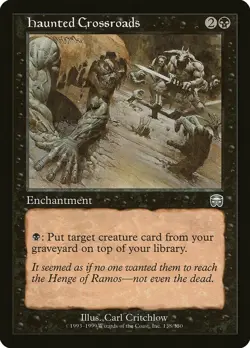 Haunted Crossroads - Mercadian Masques - Magic the Gathering MTG - Image 1