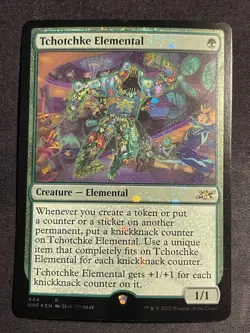 MTG Tchotchke Elemental (Galaxy Foil), NM-Mint, (UNF #444) Foil - Image 1
