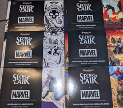 MTG Secret Lair FOIL Bundle Spider-Man! PLUS Mana Symbiote Raised Foil - Image 1