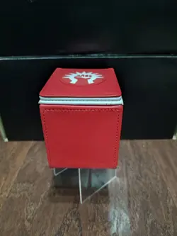 Mtg Ultra Pro Deck Box Leather Guild Boros Slightly Used Alcove Flip Magnetic - Image 4