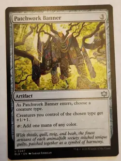 Patchwork Banner BLB #247 Regular NM+ - Image 1