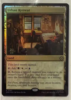 Urban Retreat Prerelease Foil - Marvel's Spider-Man MTG - Image 1