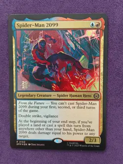 MTG Marvel Foil Spider-Man 2099 R 150 - promo prerelease - Image 1