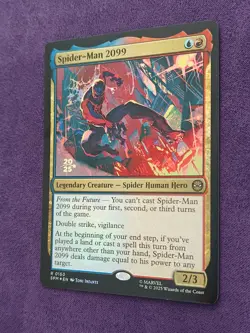 MTG Marvel Foil Spider-Man 2099 R 150 - promo prerelease - Image 2