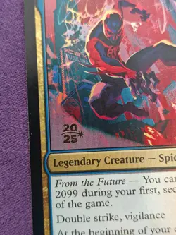 MTG Marvel Foil Spider-Man 2099 R 150 - promo prerelease - Image 3