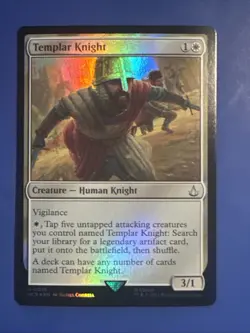 Templar Knight Foil NM/M Assassin's Creed MTG Magic the Gathering ACR - Image 1