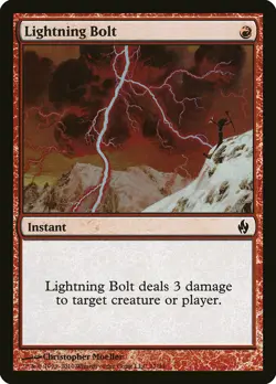 Lightning Bolt - Foil - PDS: Fire & Lightning - Magic the Gathering MTG - Image 1