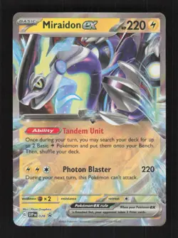 Miraidon ex SV: Scarlet & Violet Promo Cards Holo #028 Pokemon - Image 1