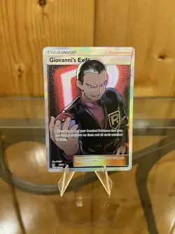 Giovanni's Exile 67/68 Ultra Rare Pokemon Hidden Fates NM Pokemon TCG - Image 1
