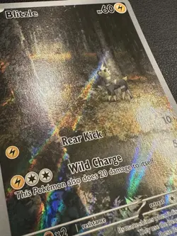 Blitzle 195/182 SV04 PAR Paradox Rift Holo Full Art Rare Pokemon NM Near Mint - Image 2