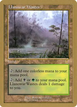 Llanowar Wastes - Jan Tomcani - World Championship - MTG - Image 1