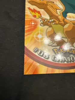 topps Pokemon Series 1 Non Holo #06 Charizard #6 Blue Logo *Corner* - Image 5