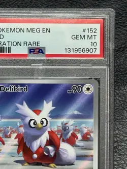Delibird 152/132 FIRST PSA 10 - ORIGINAL POP 1 - Pokemon TCG: Mega Evolution - Image 4