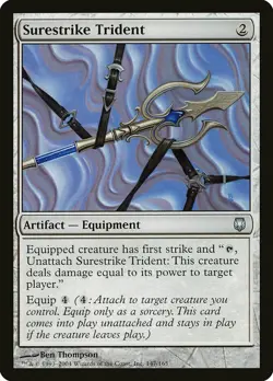 Surestrike Trident - Darksteel - Magic the Gathering MTG - Image 1