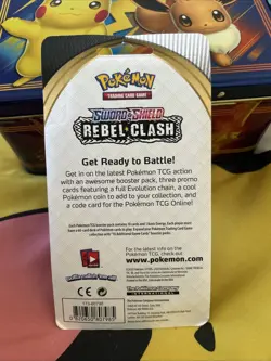 Pokemon Sword & Shield Rebel Clash Blister Pack Gengar Sealed - Image 2