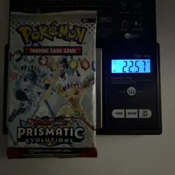 VERY HEAVY! 22.57g Prismatic Evolutions Pokemon TCG Booster Pack (SEALED)✅ - Image 1