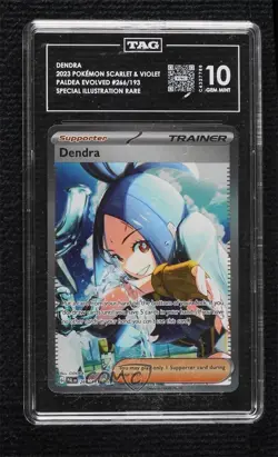 Dendra Special Illustration Rare Pokemon Scarlet Violet Paldea Evolved TAG 10 - Image 1